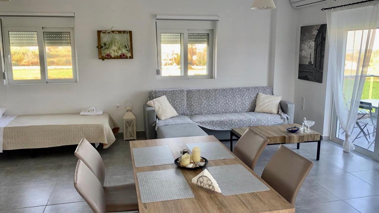 Martimi Apartments - 200M From Drapanias Beach - Pool - Hot Tub - Sauna - Bbq キサモス エクステリア 写真