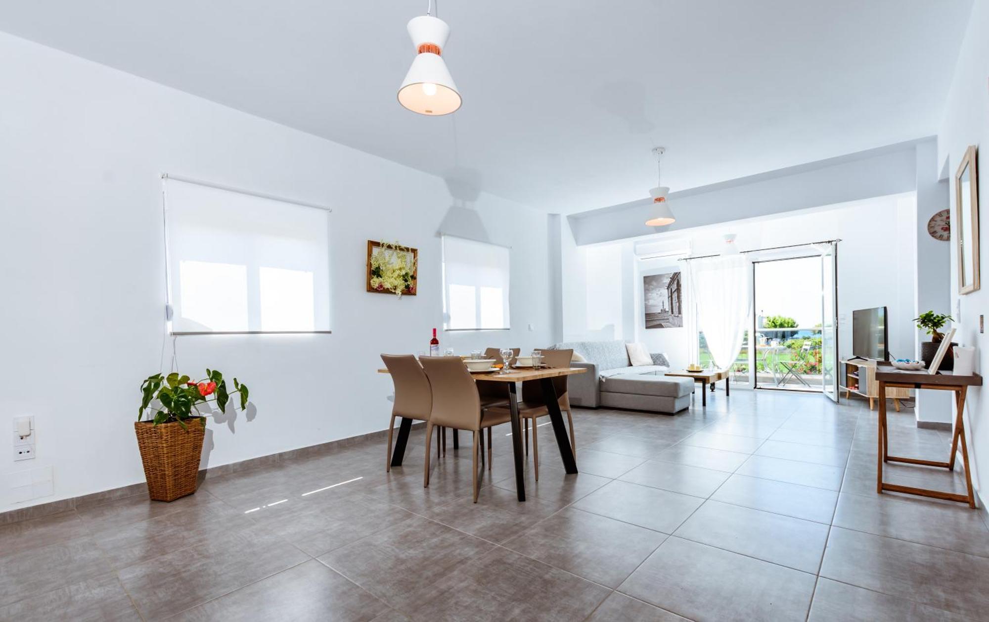 Martimi Apartments - 200M From Drapanias Beach - Pool - Hot Tub - Sauna - Bbq キサモス 部屋 写真