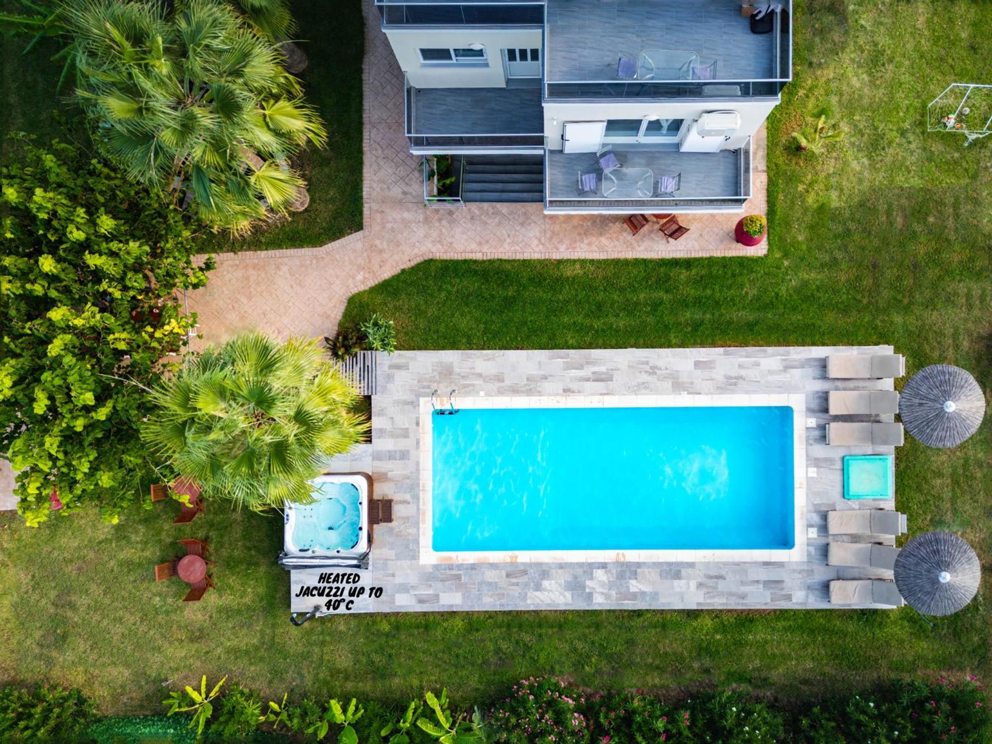 Martimi Apartments - 200M From Drapanias Beach - Pool - Hot Tub - Sauna - Bbq キサモス エクステリア 写真