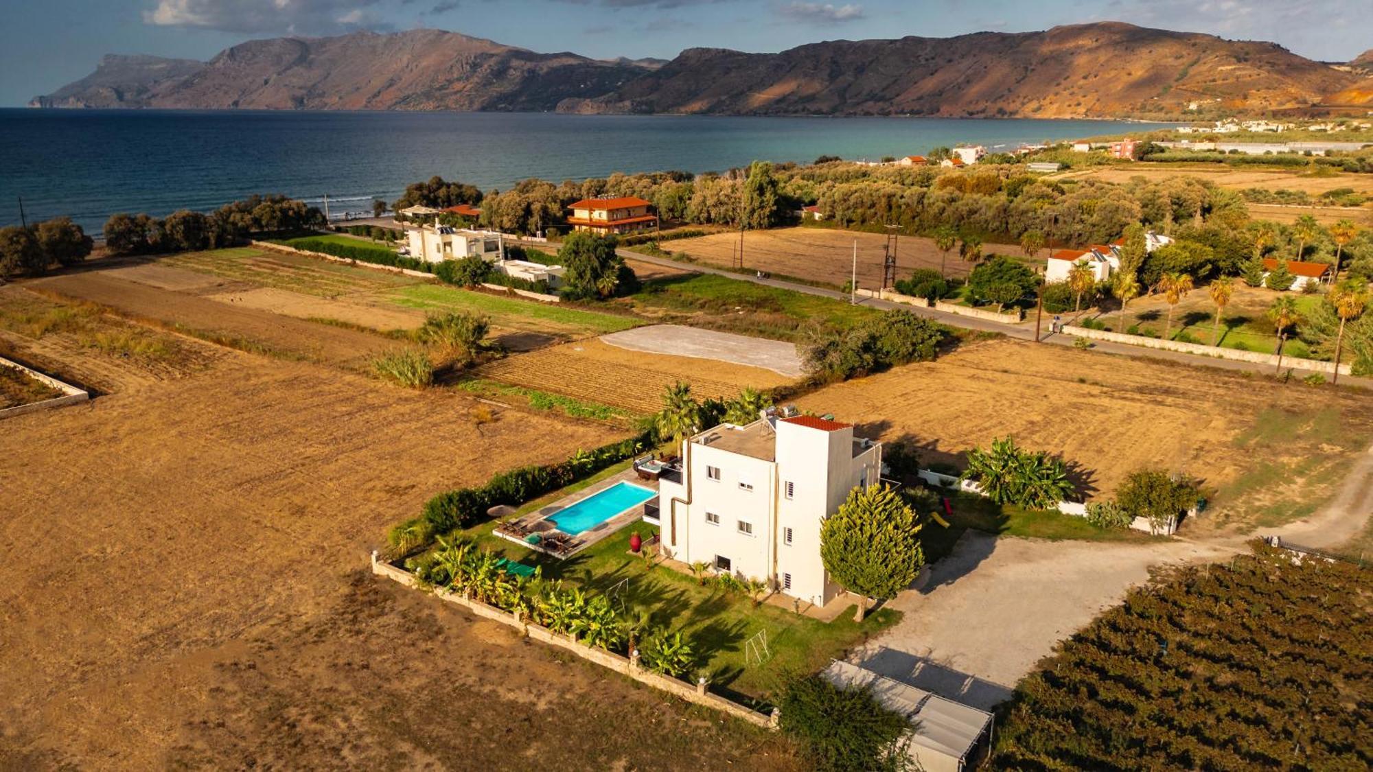 Martimi Apartments - 200M From Drapanias Beach - Pool - Hot Tub - Sauna - Bbq キサモス エクステリア 写真