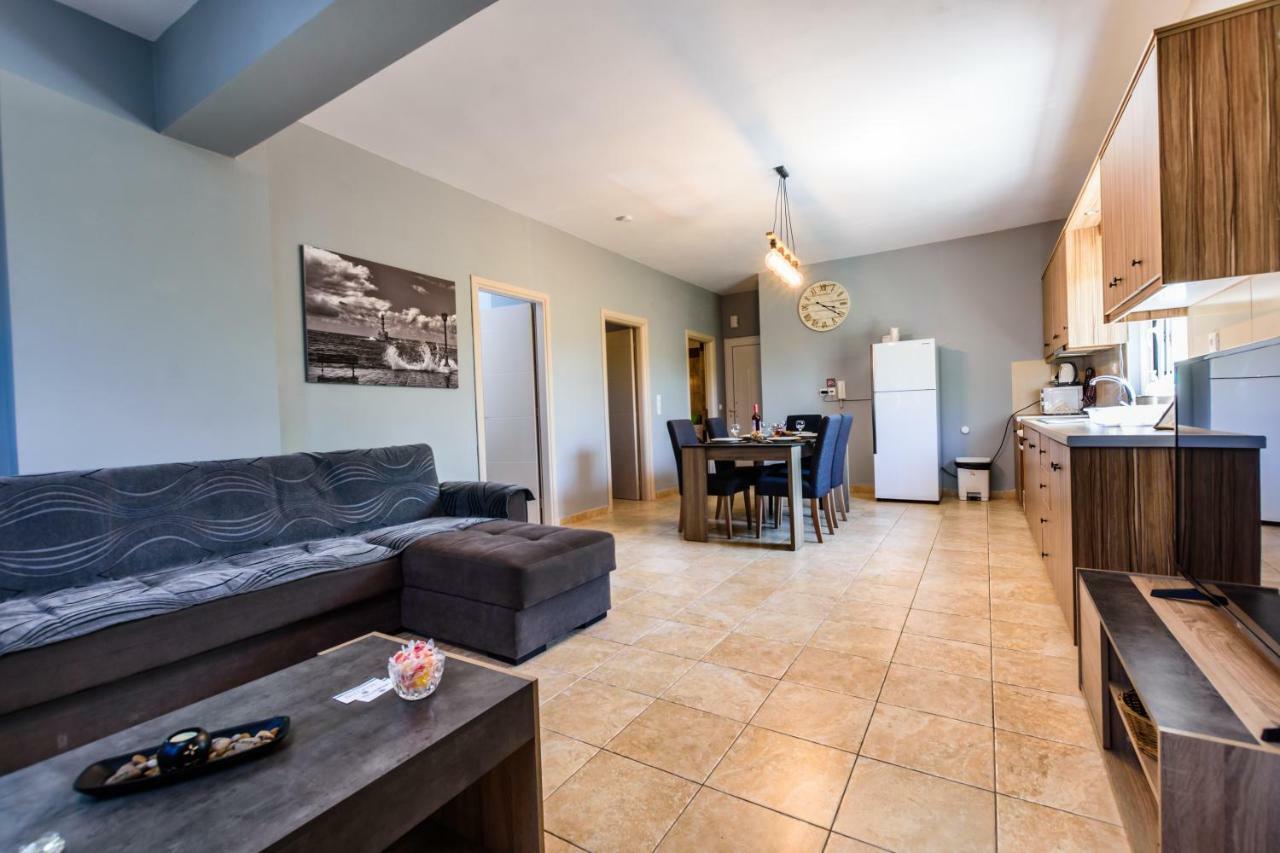 Martimi Apartments - 200M From Drapanias Beach - Pool - Hot Tub - Sauna - Bbq キサモス エクステリア 写真