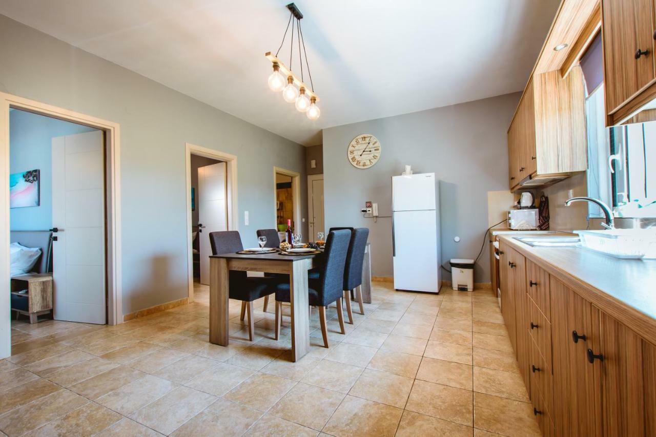 Martimi Apartments - 200M From Drapanias Beach - Pool - Hot Tub - Sauna - Bbq キサモス エクステリア 写真
