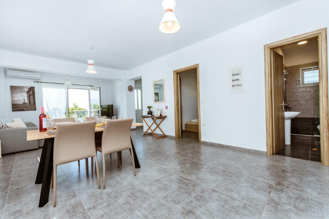 Martimi Apartments - 200M From Drapanias Beach - Pool - Hot Tub - Sauna - Bbq キサモス エクステリア 写真