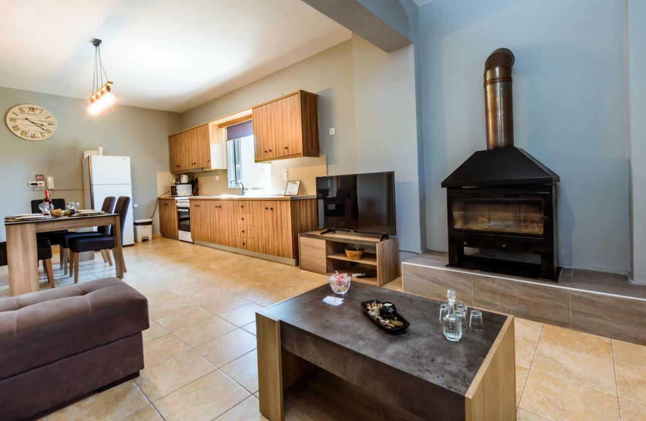 Martimi Apartments - 200M From Drapanias Beach - Pool - Hot Tub - Sauna - Bbq キサモス エクステリア 写真