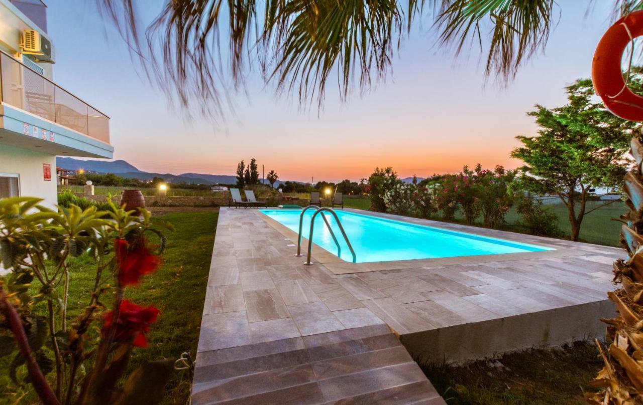Martimi Apartments - 200M From Drapanias Beach - Pool - Hot Tub - Sauna - Bbq キサモス エクステリア 写真