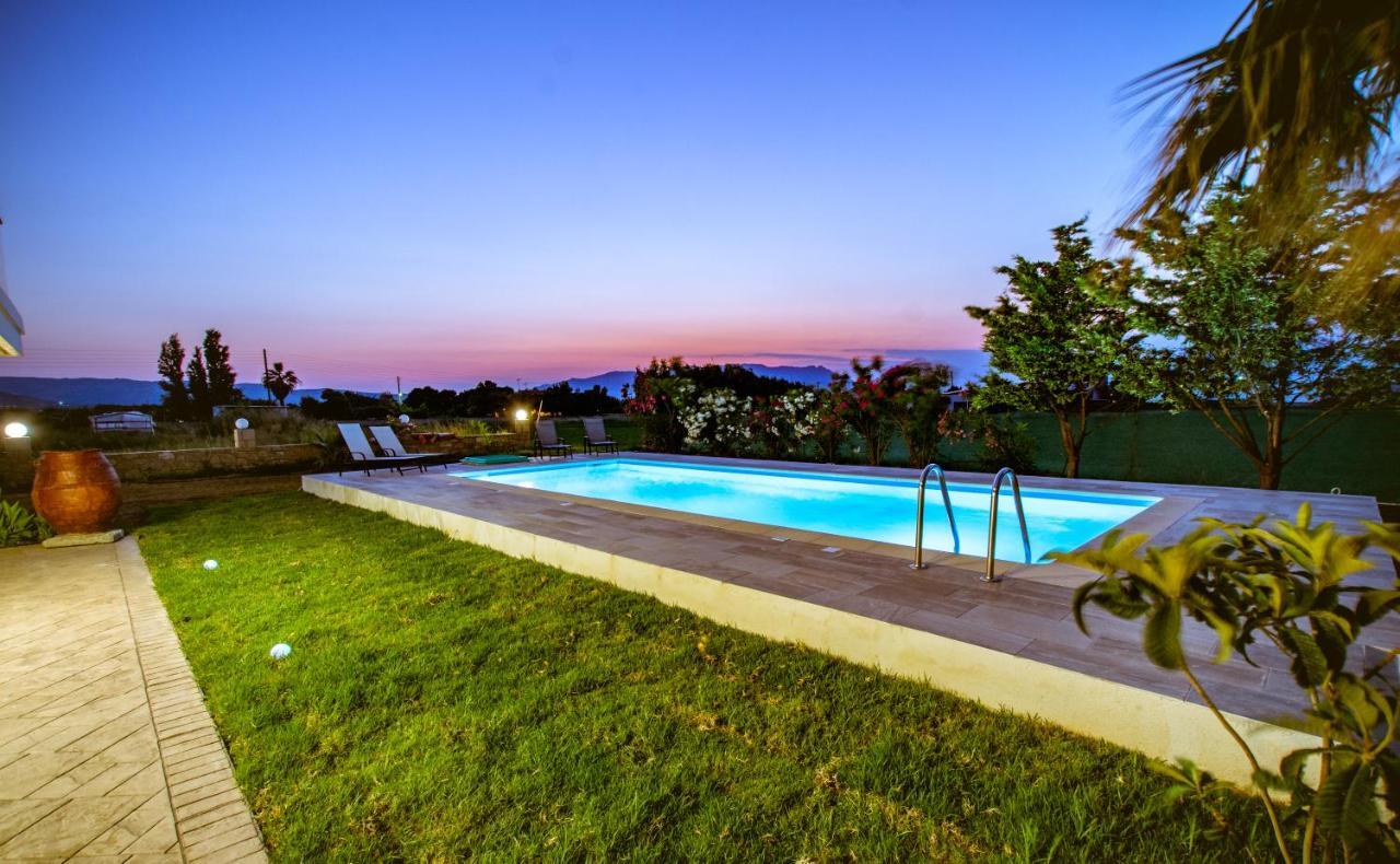 Martimi Apartments - 200M From Drapanias Beach - Pool - Hot Tub - Sauna - Bbq キサモス エクステリア 写真